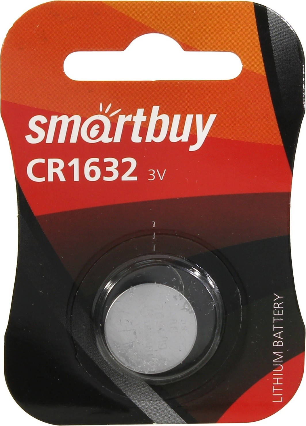 Элемент питания (батарейка) CR1632, 3V Smartbuy SBBL-1632-1B