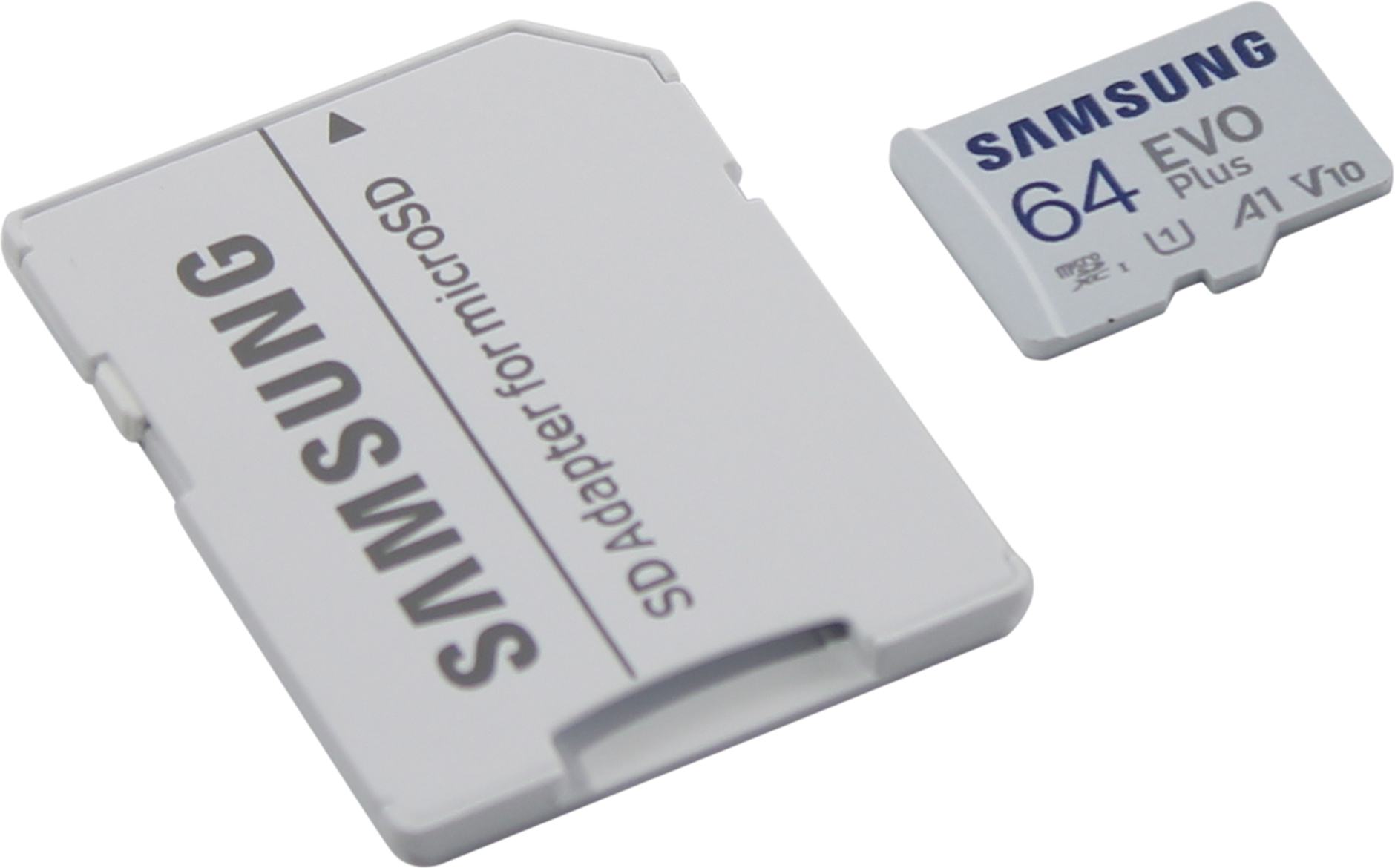Flash-накопитель MicroSD, 064Gb Samsung MB-MC64KA/RU